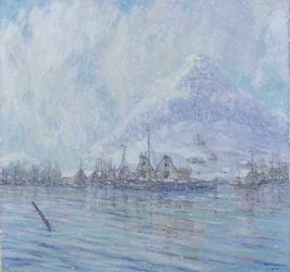 Harbor in Winter, 1924